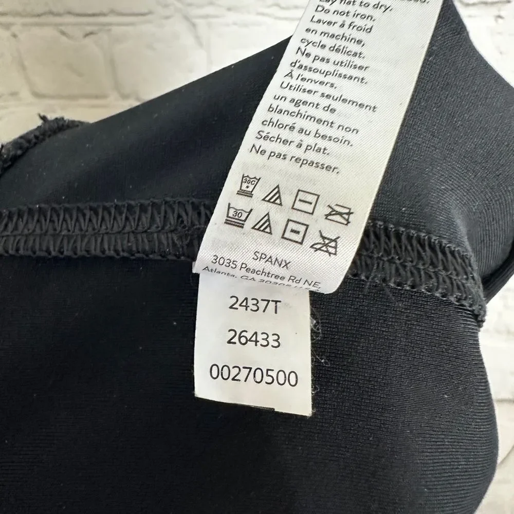 Spanx Faux Leather Leggings Large